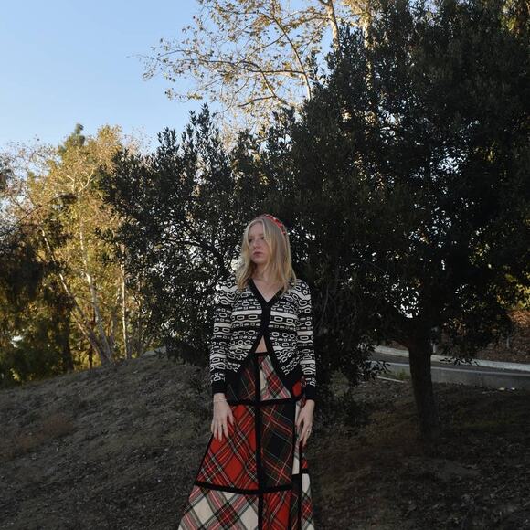 M Missoni Black & White Geometric Knit Cardigan Sweater Women’s Size 2 - Picture 1 of 7